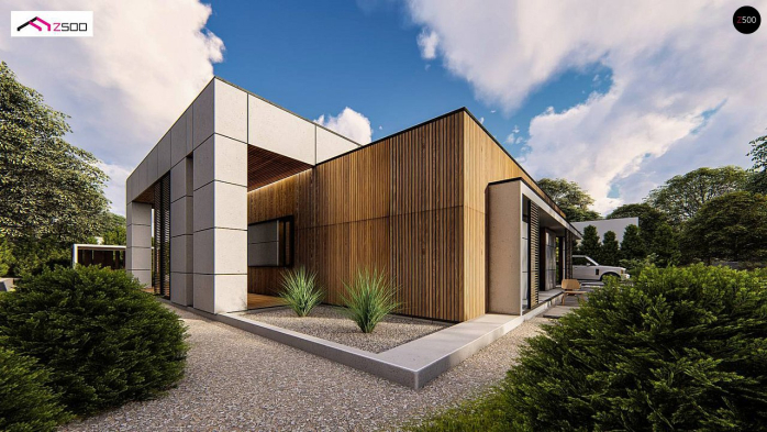 Проект дома Ux209 - 3 Одноэтажные дома в Киеве