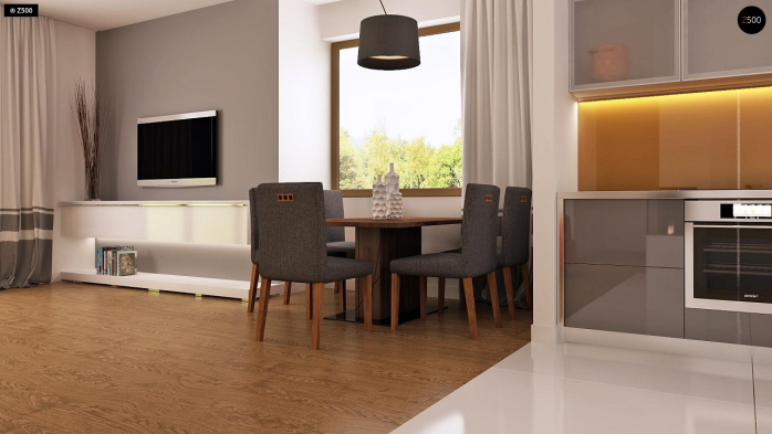 Проект дома U93 GL - 7 Одноэтажные дома в Киеве