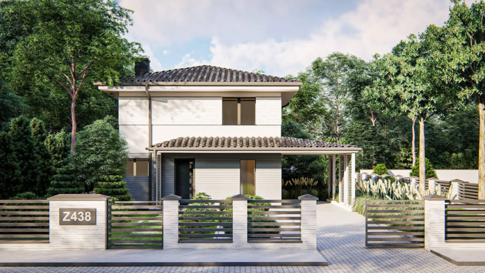 Проект дома U438 el - 2 Двухэтажные дома в Киеве