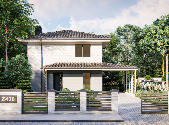 Проект дома U438