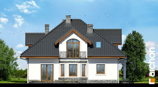 Проект дома Дом в тимьяне 9 - 5 С мансардным этажом дома в Киеве