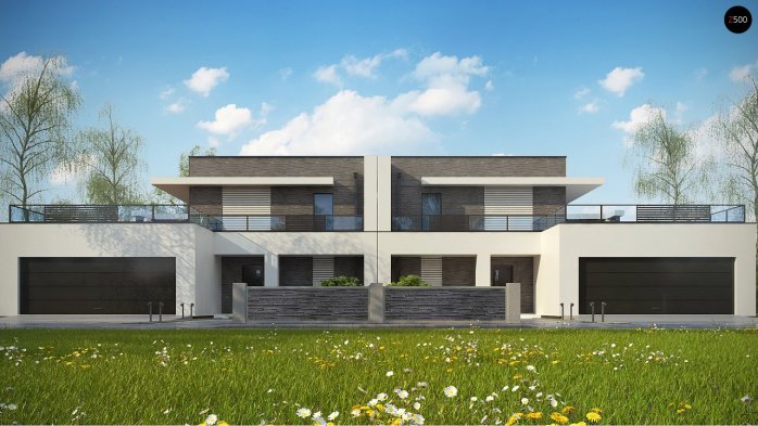 Проект дома Ub16 - 5 Двухэтажные дома в Киеве