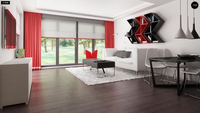 Проект дома Ux117 - 11 Одноэтажные дома в Киеве