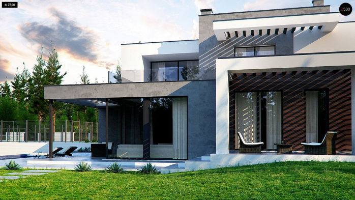 Проект дома Ux125 - 3 Двухэтажные дома в Киеве