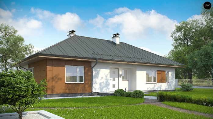 Проект дома U307 - 2 Одноэтажные дома в Киеве