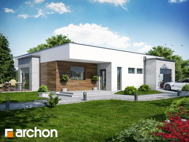 Проект дома Дом в парротиях вер.2 - 1 Одноэтажные дома в Киеве