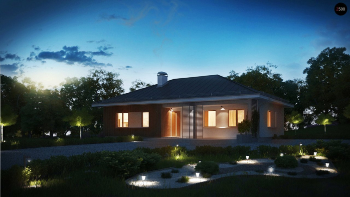 Проект дома U176 - 3 Одноэтажные дома в Киеве