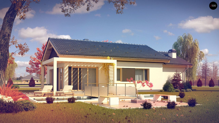 Проект дома U259 - 2 Одноэтажные дома в Киеве