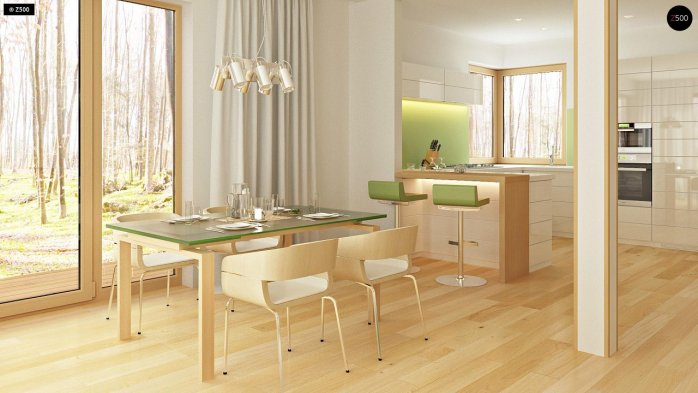 Проект дома Ux47 - 3 Двухэтажные дома в Киеве