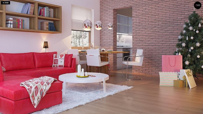 Проект дома U253 - 9 Одноэтажные дома в Киеве