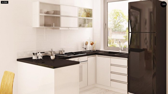 Проект дома U216 - 7 С мансардным этажом дома в Киеве