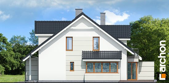 Проект дома Дом в клематисах 7 (Б) вер.3 - 4 С мансардным этажом дома в Киеве