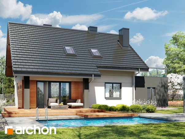 Проект дома Дом в малиновках (Г) - 2 С мансардным этажом дома в Киеве