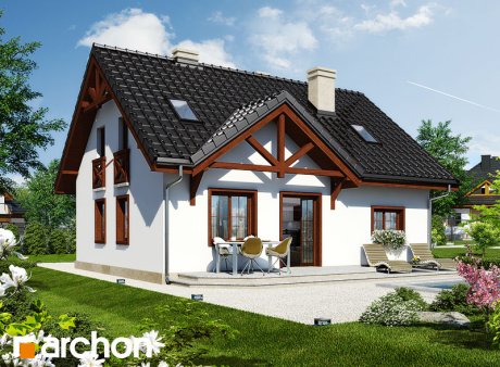 Проект дома Дом в бруснике 3 вер.2