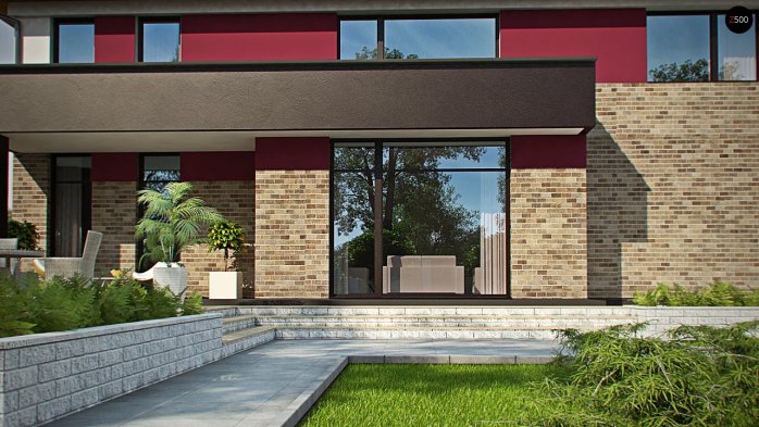 Проект дома Ux61 - 3 Двухэтажные дома в Киеве