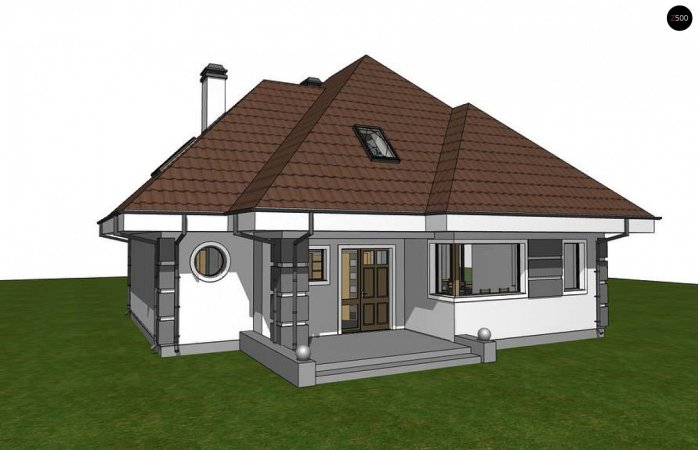 Проект дома U48 bG - 2 С мансардным этажом дома в Киеве