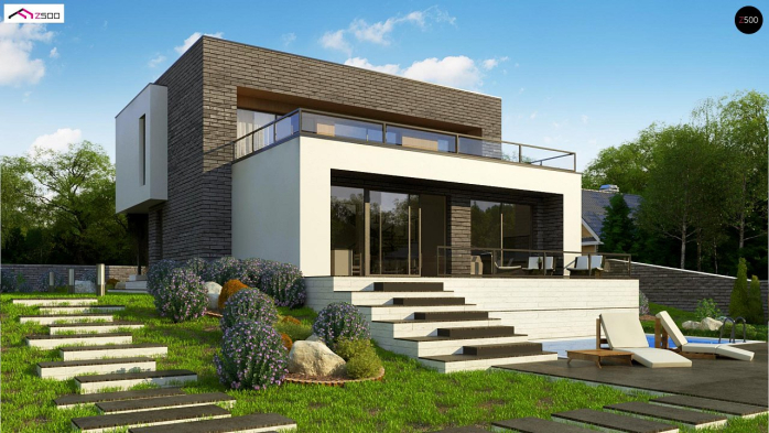 Проект дома Ux155 - 2 Двухэтажные дома в Киеве