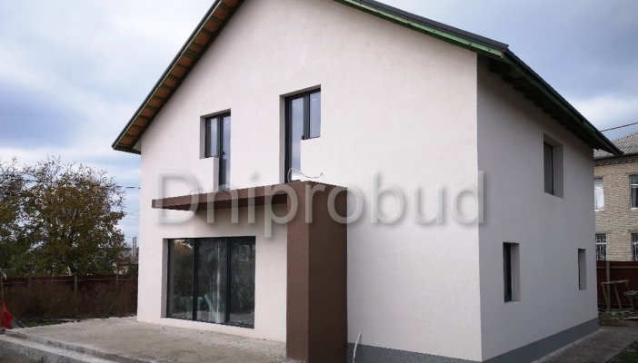 Современный дом с мансардой в г. Запорожье