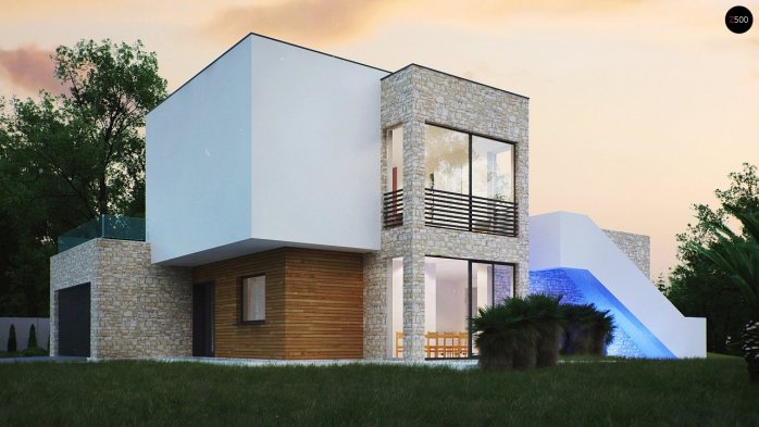 Проект дома Ur17 - 3 Двухэтажные дома в Киеве