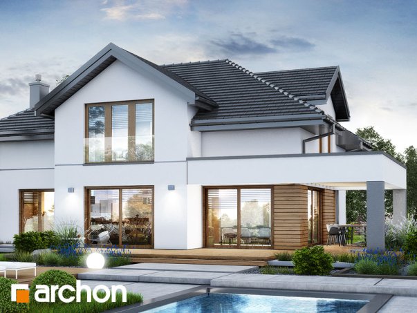 Проект дома Вилла Миранда 18 (Г2Е) - 1 Двухэтажные дома в Киеве