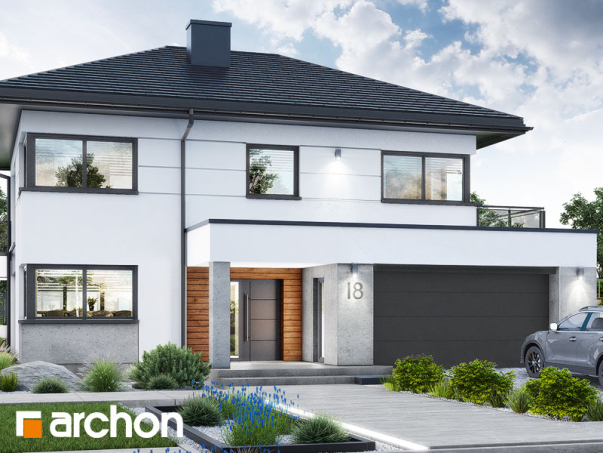 Проект дома Вилла Миранда 16 (Г2) - 1 Двухэтажные дома в Киеве