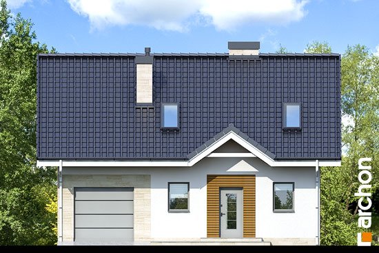 Проект дома Дом в бруснике 2 вер.2 - 3 С мансардным этажом дома в Киеве