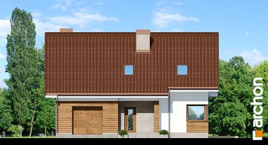 Проект дома Дом в яблонках 6 - 3 С мансардным этажом дома в Киеве