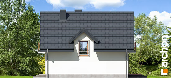 Проект дома Дом в рододендронах 5 (В) вер.2 - 5 С мансардным этажом дома в Киеве