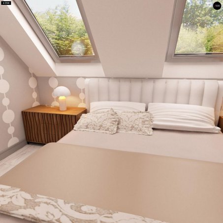 Проект дома U216 - 17 С мансардным этажом дома в Киеве