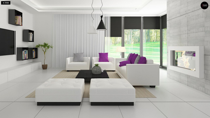 Проект дома Ux65 - 22 Одноэтажные дома в Киеве