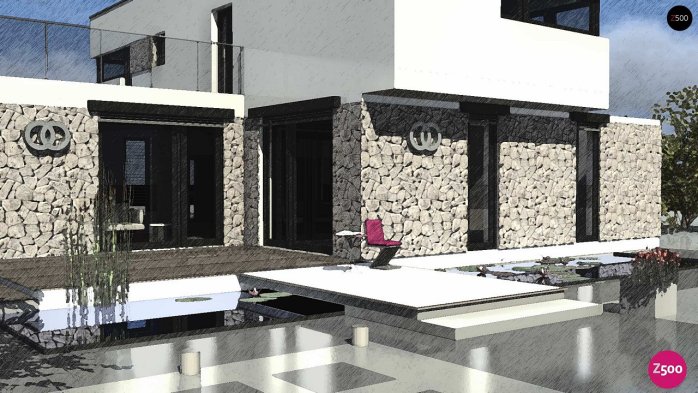 Проект дома Ux46 - 7 Двухэтажные дома в Киеве