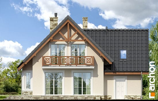 Проект дома Дом в винограде 2 вер.2 - 6 С мансардным этажом дома в Киеве