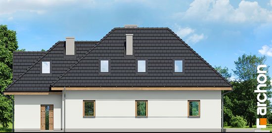 Проект дома Дом в авокадо (Г) вер.2 - 6 С мансардным этажом дома в Киеве