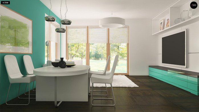 Проект дома U254 - 4 Одноэтажные дома в Киеве