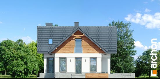 Проект дома Дом в помело (П) - 4 С мансардным этажом дома в Киеве