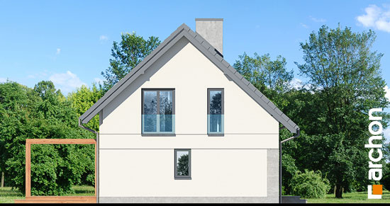 Проект дома Дом в хлорофитуме 8 - 5 С мансардным этажом дома в Киеве