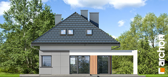 Проект дома Дом в арахисах - 5 С мансардным этажом дома в Киеве