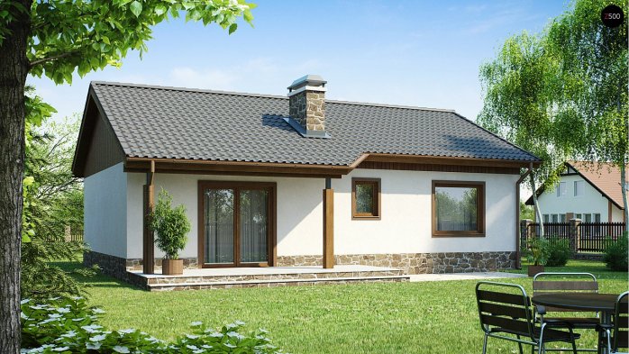 Проект дома U72 - 1 Одноэтажные дома в Киеве