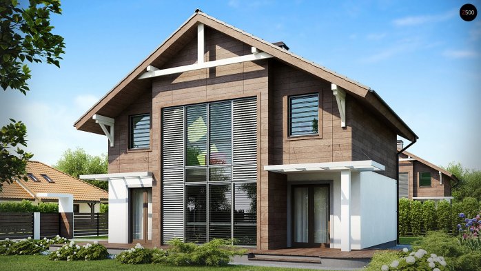 Проект дома U47 - 3 Двухэтажные дома в Киеве