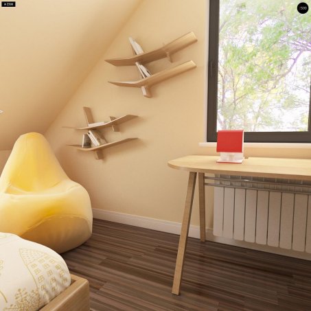 Проект дома U99 - 13 С мансардным этажом дома в Киеве