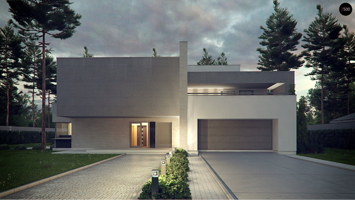 Проект дома Ux127 - 8 Двухэтажные дома в Киеве