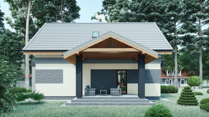 Проект дома DBT 286 - 5 С мансардным этажом дома в Киеве