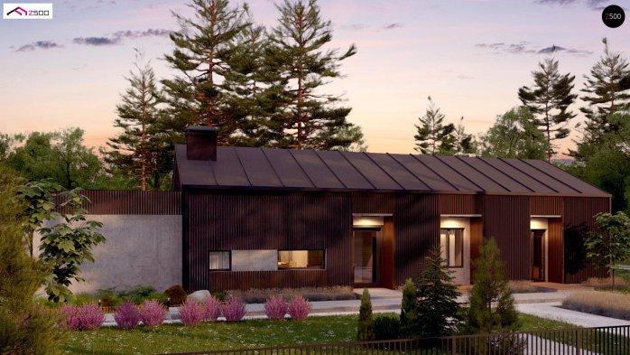 Проект дома U395 - 5 Одноэтажные дома в Киеве