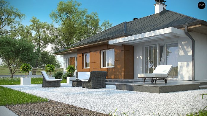 Проект дома U307 - 7 Одноэтажные дома в Киеве