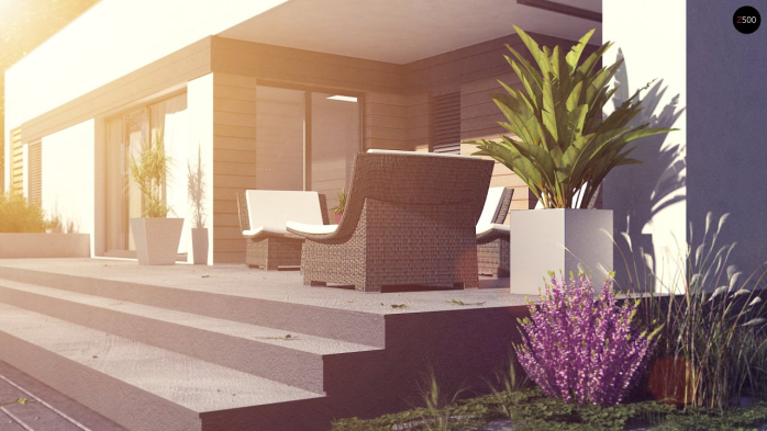 Проект дома Ux117 - 5 Одноэтажные дома в Киеве