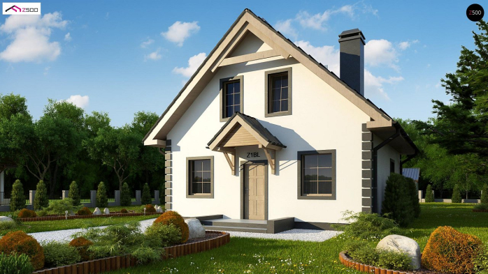 Проект дома U1 bl - 2 С мансардным этажом дома в Киеве