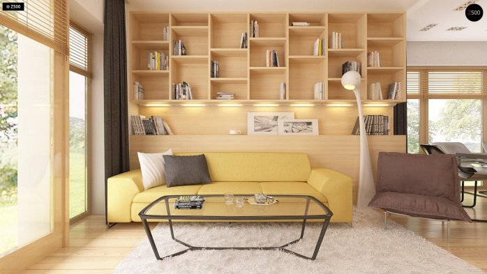 Проект дома U200 L + 100 - 7 Одноэтажные дома в Киеве