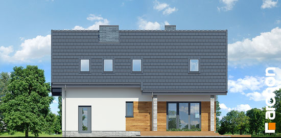 Проєкт будинку Будинок в журавках (A) - З мансардним поверхом дома у Києві