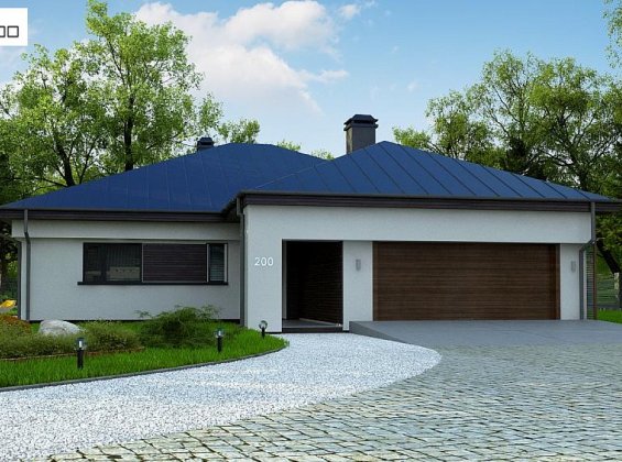 Проект дома U200 L + 100