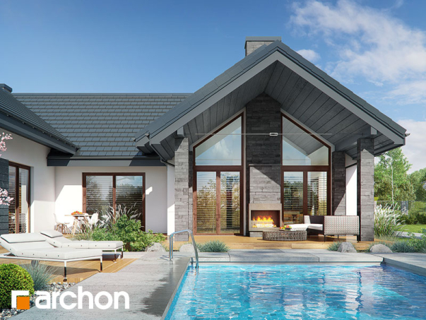 Проект дома Дом в кливиях 6 (Г2) - 1 Одноэтажные дома в Киеве